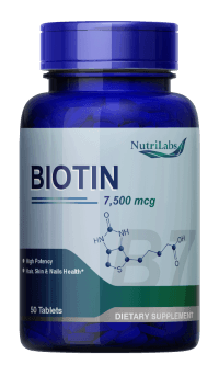 Nutrilabs Biotin 7,500 mcg