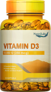 Nutrilabs Vitamin D-3 10,000 IU